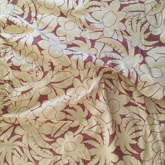 Patagonia Yellow & Brown Floral Casual Board Performance Active Shorts XL - Picture 2 of 4